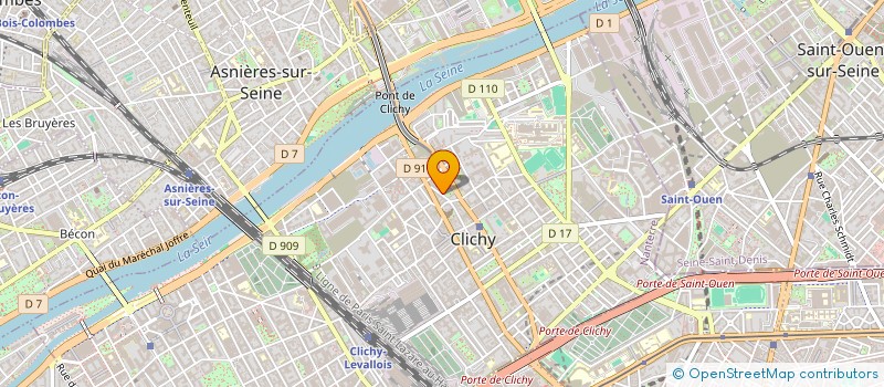 localisation de l'entreprise ASS PLACT AIDE JEUNES HANDICAPES à CLICHY