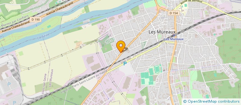 localisation de l'entreprise ASS PLAISIRS DES LIVRES UNIVERSELS à LES MUREAUX