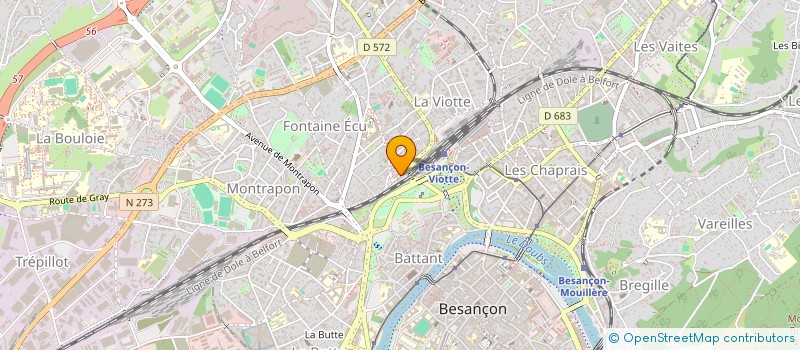 localisation de l'entreprise ASS PLAN LOCAL INSERTION ECONOMIQUE BESA à BESANCON