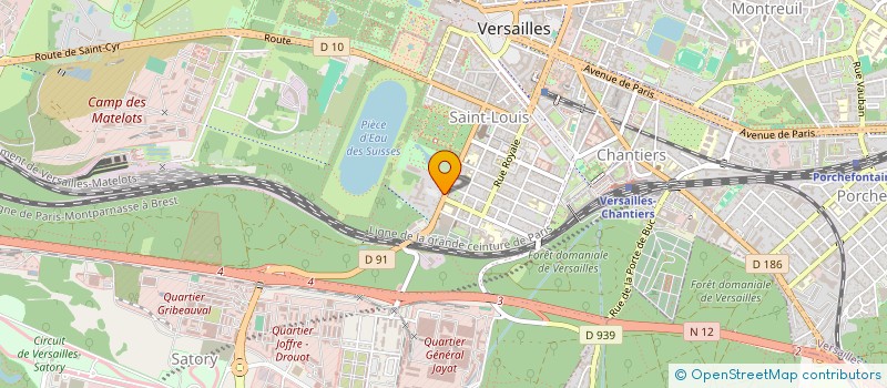 localisation de l'entreprise ASS PLASTIQUE DANSE FLORE à VERSAILLES