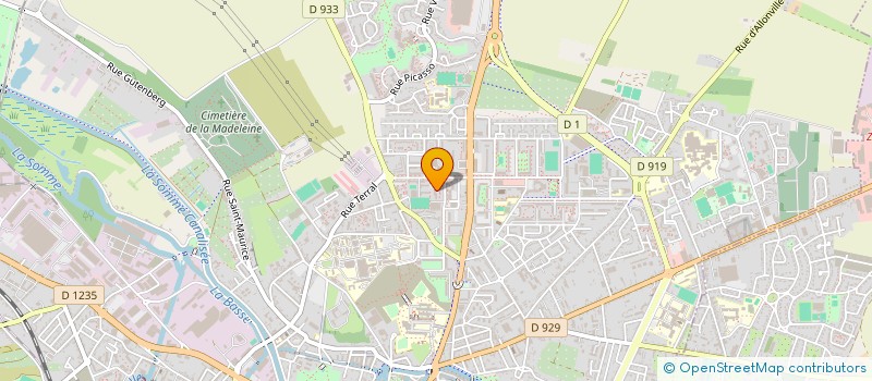 localisation de l'entreprise ASS PLATINE 45 à AMIENS