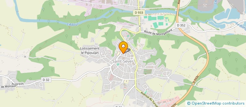 localisation de l'entreprise ASS PLEIN AIR ET EDUCATION POPULAIRE à SAINT-SEVER