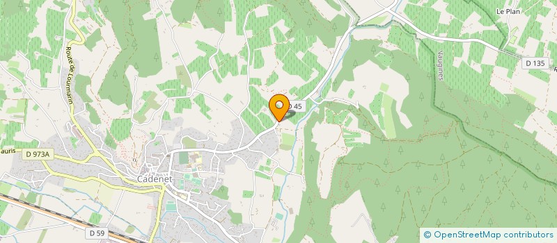 localisation de l'entreprise ASS PLENITUDE  CADENET