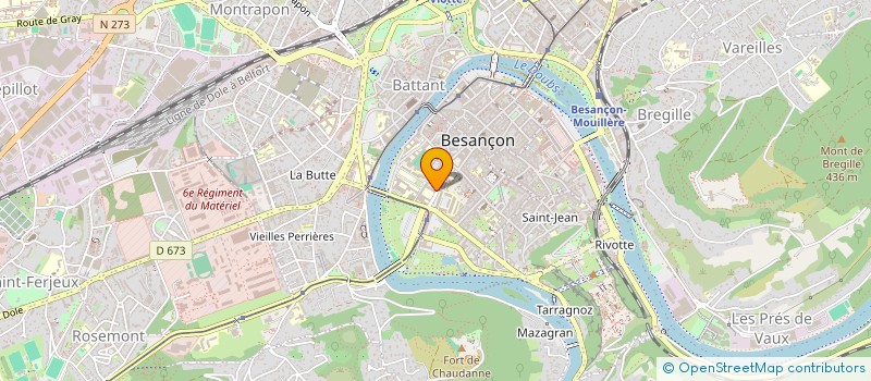 localisation de l'entreprise ASS PNEUMOLOGIE BISONTINE à BESANCON