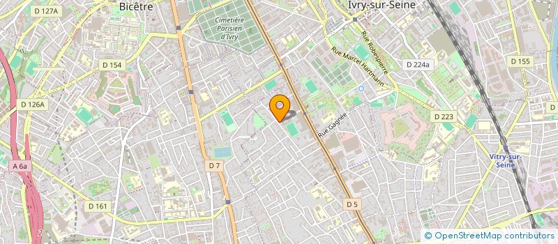 localisation de l'entreprise ASS PNEUS USAGES RECYCLAGE ENVIRONNEMENT à VITRY-SUR-SEINE