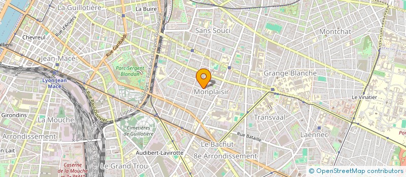 localisation de l'entreprise ASS POC à LYON