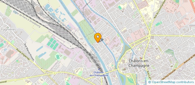 localisation de l'entreprise ASS POINT DE MIRE  CHALONS-EN-CHAMPAGNE