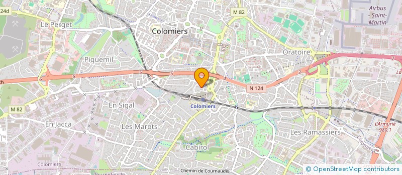 localisation de l'entreprise ASS POINT RENCONTRE CHOMEURS ET PRECAIRE à COLOMIERS