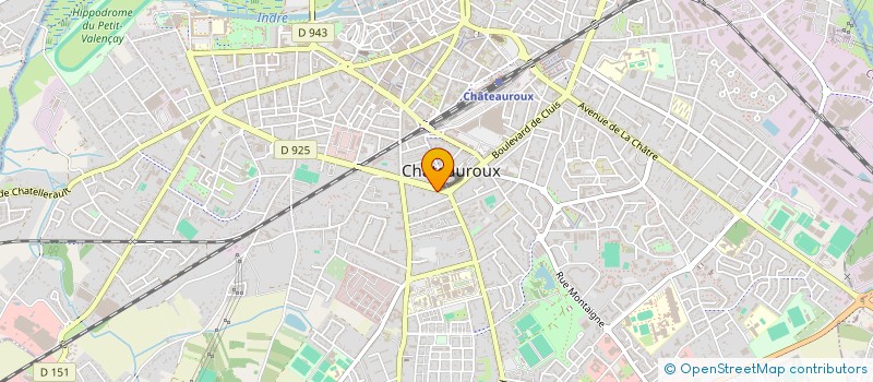 localisation de l'entreprise ASS POINT RENCONTRE MEDIATION FAMILIALE à CHATEAUROUX