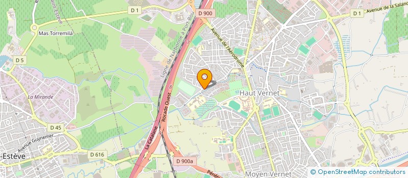 localisation de l'entreprise ASS POINT RESSOURCE  PERPIGNAN