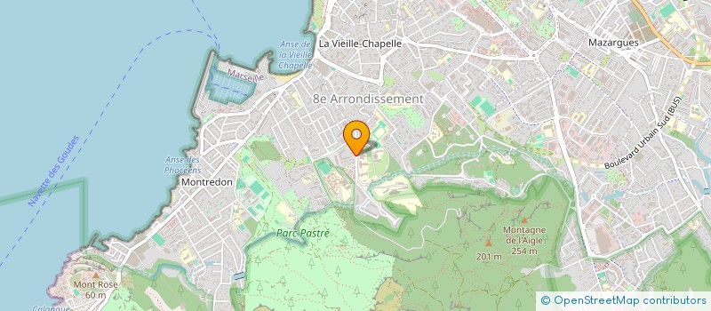 localisation de l'entreprise ASS POINTE ROUGE à MARSEILLE