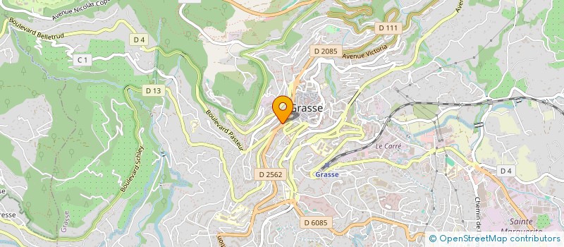 localisation de l'entreprise ASS POLE TOURISTIQUE DU PAYS DE GRASSE  GRASSE