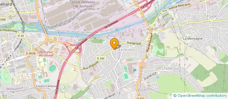 localisation de l'entreprise ASS POLONAIS EN FRANCE à EXINCOURT