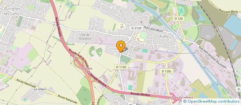 localisation de l'entreprise ASS POLONAISE FEMME DU ROSAIRE  AUBY