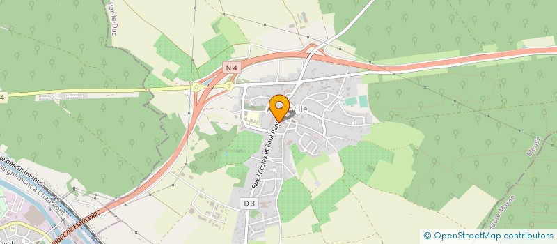 localisation de l'entreprise ASS POLSAT55 à ANCERVILLE