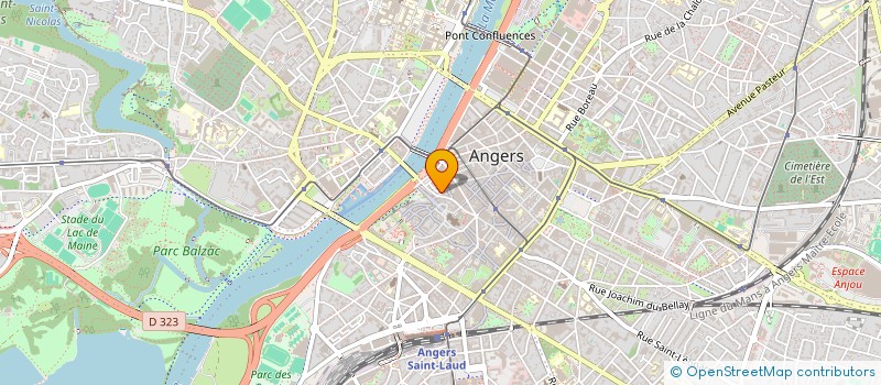 localisation de l'entreprise ASS POMM'ROCK  ANGERS