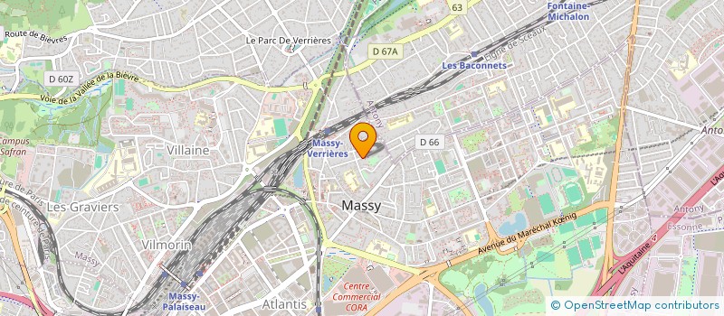localisation de l'entreprise ASS POPUL AIDE FAMILLE MASSY ET ENVIRONS à MASSY