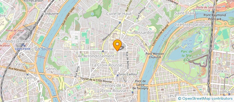 localisation de l'entreprise ASS POPUL EDUCAT CER ST DENIS à LYON