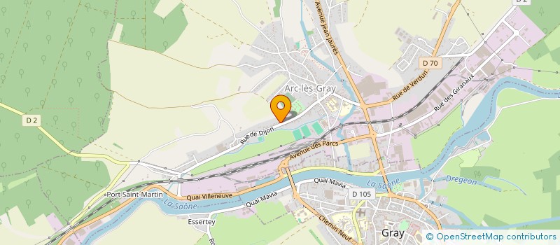 localisation de l'entreprise ASS POPULAIRE AIDE FAMILIALE à ARC-LES-GRAY