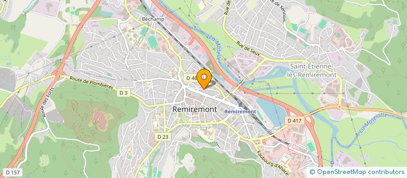 localisation de l'entreprise ASS POPULAIRE AIDE FAMILIALE à REMIREMONT