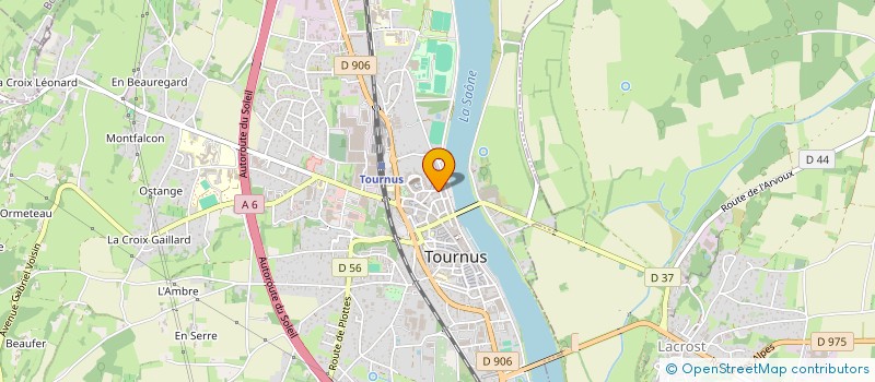 localisation de l'entreprise ASS POPULAIRE AIR ET LUMIERE  TOURNUS