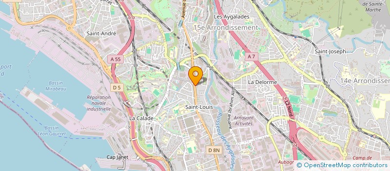 localisation de l'entreprise ASS POPULAIRE CULTURE ET LOISIRS à MARSEILLE
