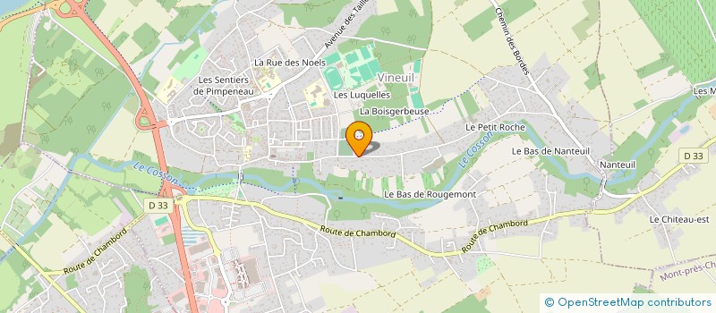 localisation de l'entreprise ASS POPULAIRE DE LA JEUNESSE BLESOISE à VINEUIL