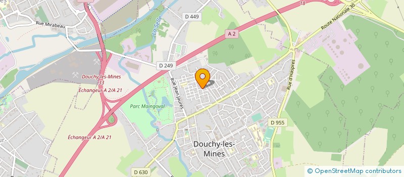 localisation de l'entreprise ASS POPULAIRE FAMILIALE à DOUCHY-LES-MINES