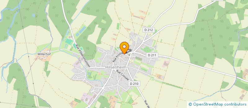 localisation de l'entreprise ASS POPULAIRE FAMILIALE SYNDICALE  EBERSHEIM