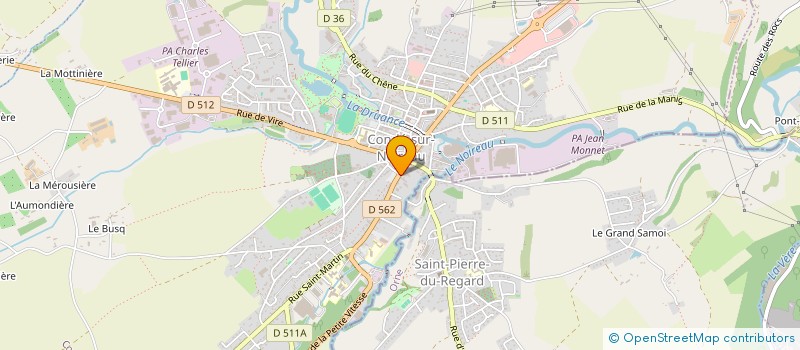 localisation de l'entreprise ASS POPULAIRE L AIDE FAMILIALE  CONDE-EN-NORMANDIE