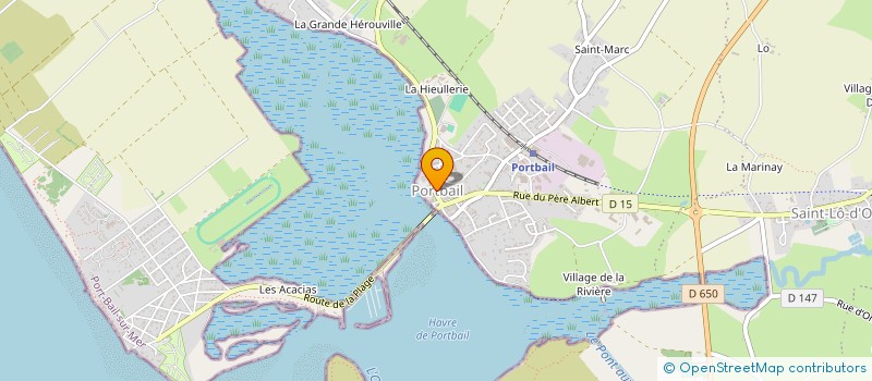 localisation de l'entreprise ASS PORTBAIL FORMATION INTERNATIONALE  PORT-BAIL-SUR-MER