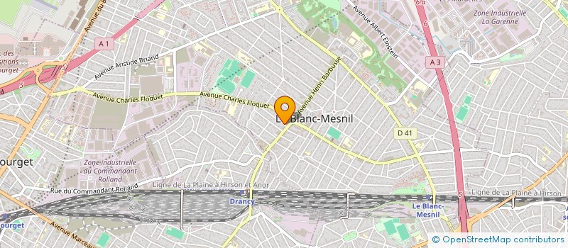 localisation de l'entreprise ASS PORTUGAISE à LE BLANC-MESNIL