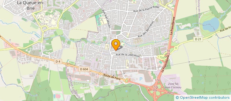 localisation de l'entreprise ASS PORTUGAISE CULTURELLE SOCIALE à PONTAULT-COMBAULT