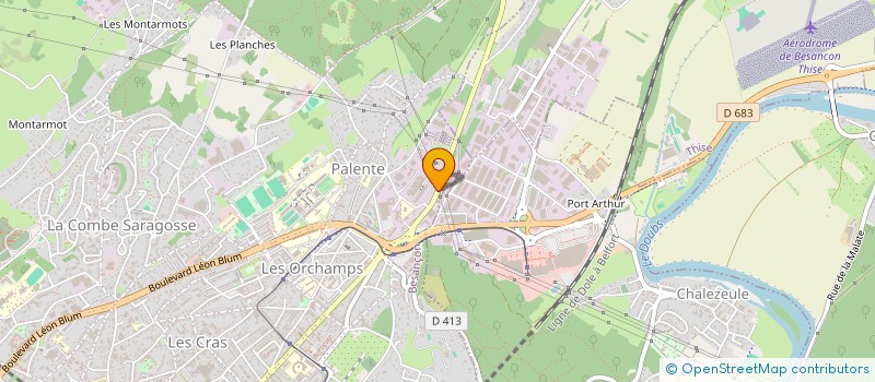 localisation de l'entreprise ASS PORTUGAISE DE BESANCON  BESANCON