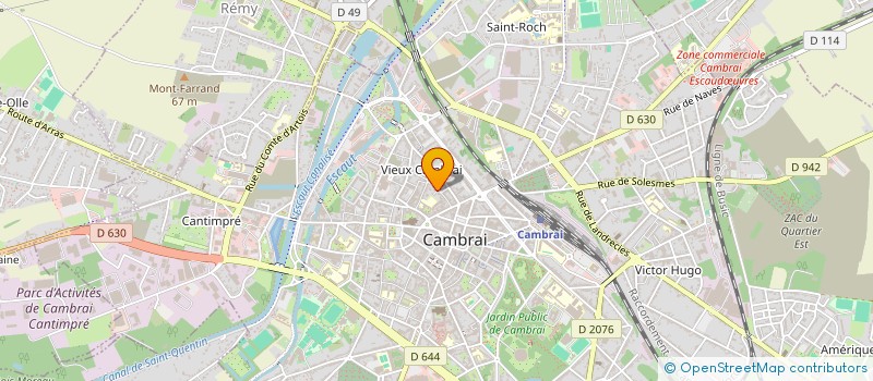 localisation de l'entreprise ASS PORTUGAISE DE CAMBRAI  CAMBRAI