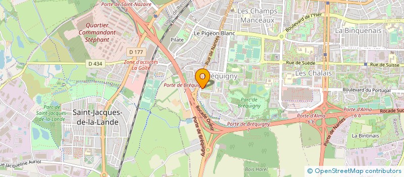 localisation de l'entreprise ASS POSITIVE  RENNES