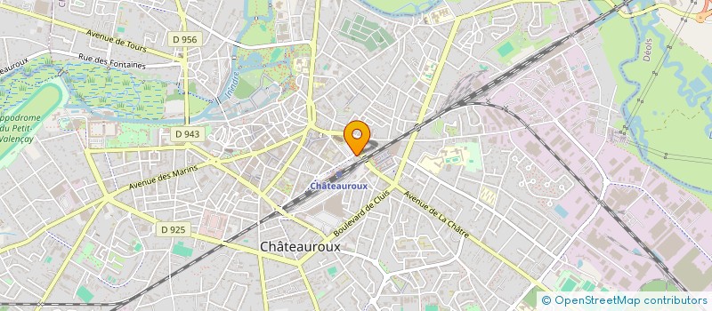 localisation de l'entreprise ASS POST SCRIPTUM à CHATEAUROUX