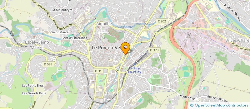 localisation de l'entreprise ASS POUR ACTIONS JEUNES INITIATIVE RESPO à LE PUY-EN-VELAY
