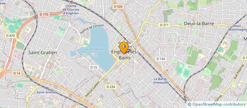 localisation de l'entreprise ASS POUR AIDE FORMATION CONTINUE à ENGHIEN-LES-BAINS