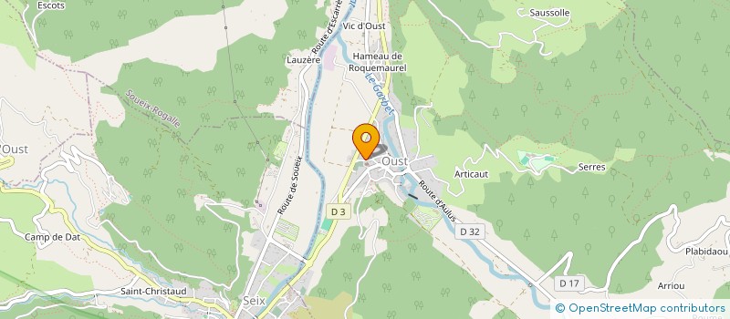 localisation de l'entreprise ASS POUR ANIMATION CULTURELLE PAYS AULUS à AULUS-LES-BAINS