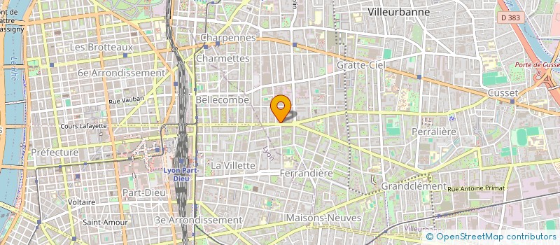 localisation de l'entreprise ASS POUR ASSOUPLISSEMENT DANSE ETIREMENT  VILLEURBANNE