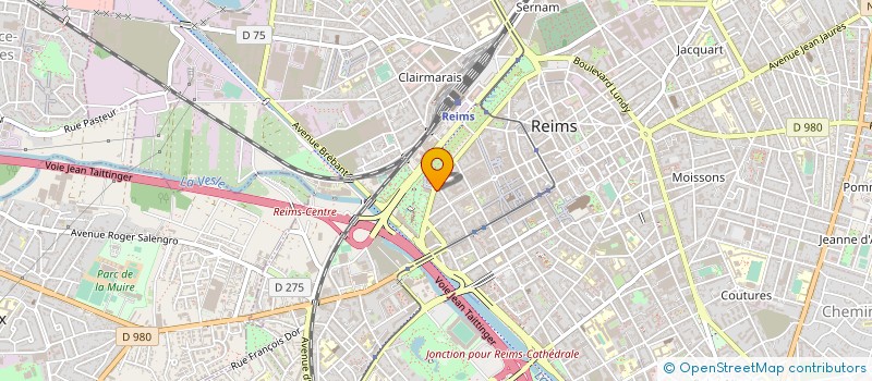 localisation de l'entreprise ASS POUR CONNAISSANCE ARTS & SPECTACLES  REIMS