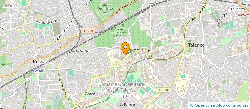 localisation de l'entreprise ASS POUR CONSEIL ET DEVELOP EN FORMATION à PESSAC