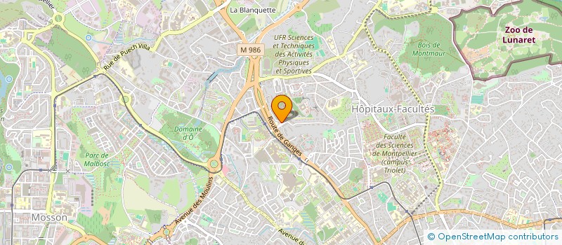 localisation de l'entreprise ASS POUR CREATION D ENTREPRISES à MONTPELLIER