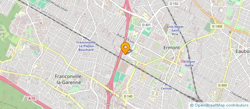 localisation de l'entreprise ASS POUR DEFENSE ET PREVENTION JEUNESSE à ERMONT