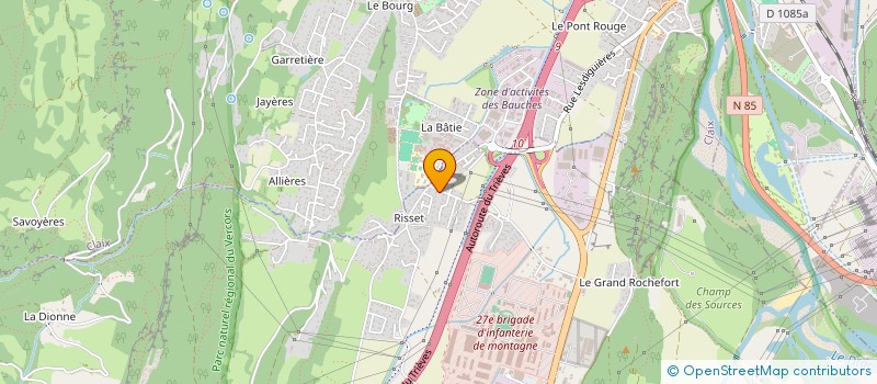 localisation de l'entreprise ASS POUR DEVEL EMPLOI DANS REGION RH ALP à VARCES-ALLIERES-ET-RISSET