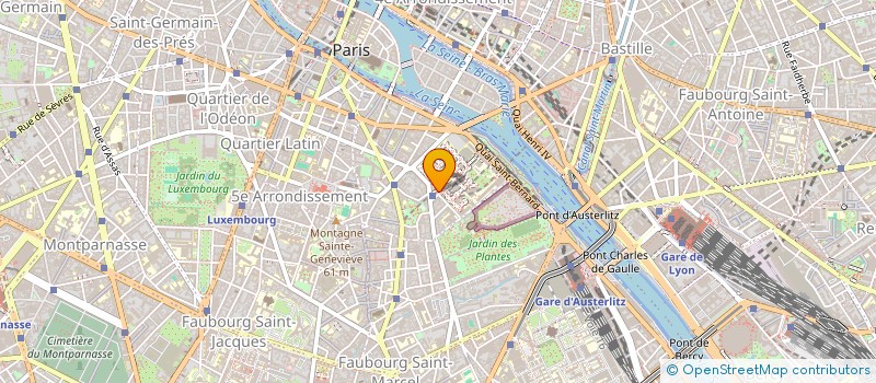 localisation de l'entreprise ASS POUR DEVELOP RECHERC BIOLO  PARIS