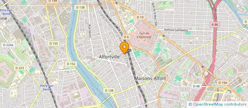 localisation de l'entreprise ASS POUR DEVELOPP ENRICHISS COMPETENCES à ALFORTVILLE