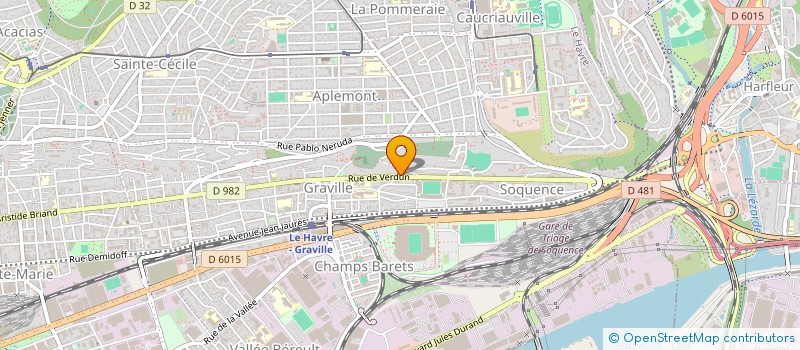 localisation de l'entreprise ASS POUR DEVELOPP LOGICIELS EDUCATIFS  LE HAVRE