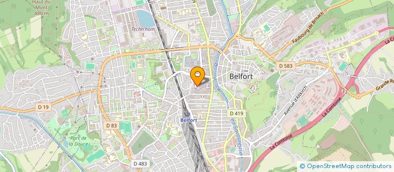 localisation de l'entreprise ASS POUR DEVELOPP MUSIQUES ACTUELLES à BELFORT